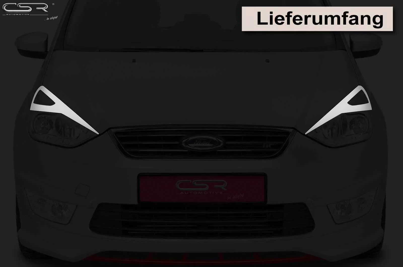 Scheinwerferblenden für Ford Galaxy WA6 und S-MAX SB237