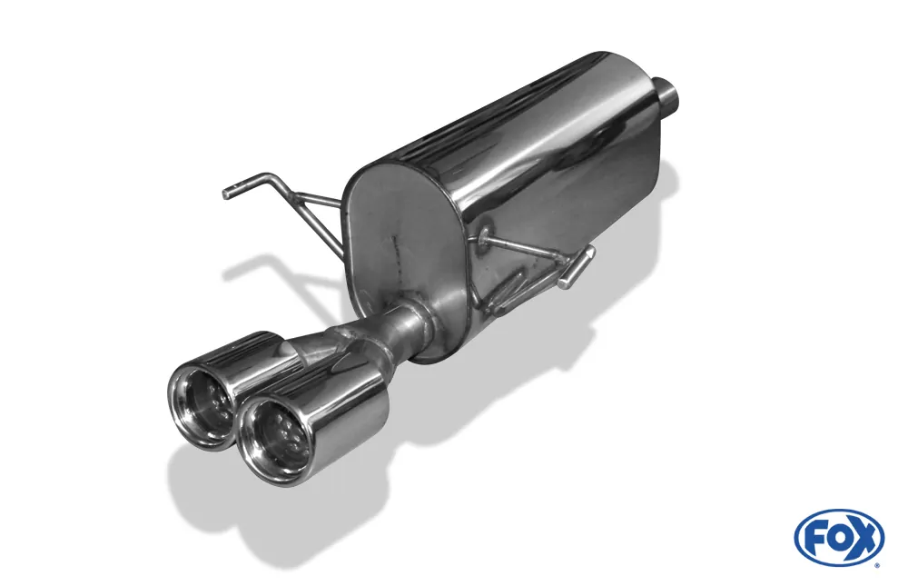 Opel Astra H/ Astra H GTC Turbo  Endschalldämpfer - 2x76 Typ 13 - Rohrdurchmesser 63,5mm