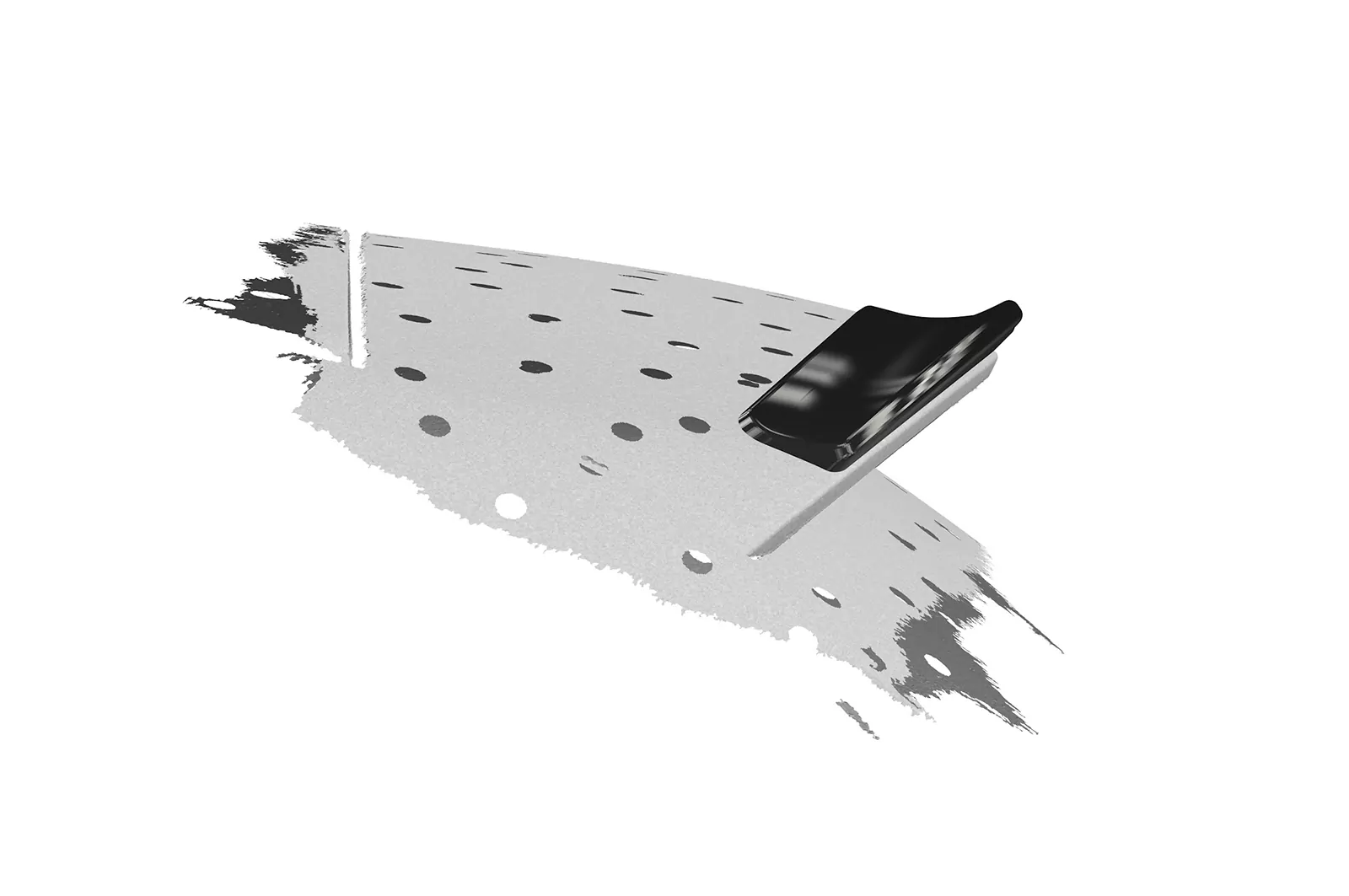 Heckflügel mit ABE für BMW 3er E91 Touring HF113 Schwarz Strukturiert