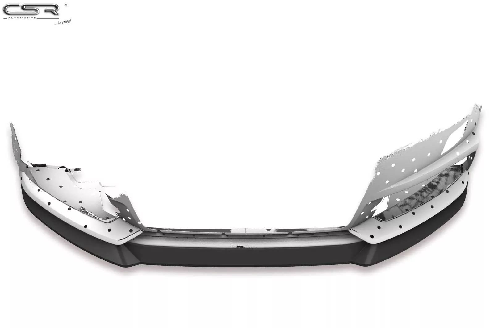 Cup-Spoilerlippe mit ABE für Audi A6 C7 4G S-Line/ S6 C7 4G CSL410-M Carbon Look (matt)