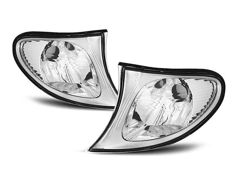 Front Direction Chrome Rand Fits Bmw E46 09.01-03.05