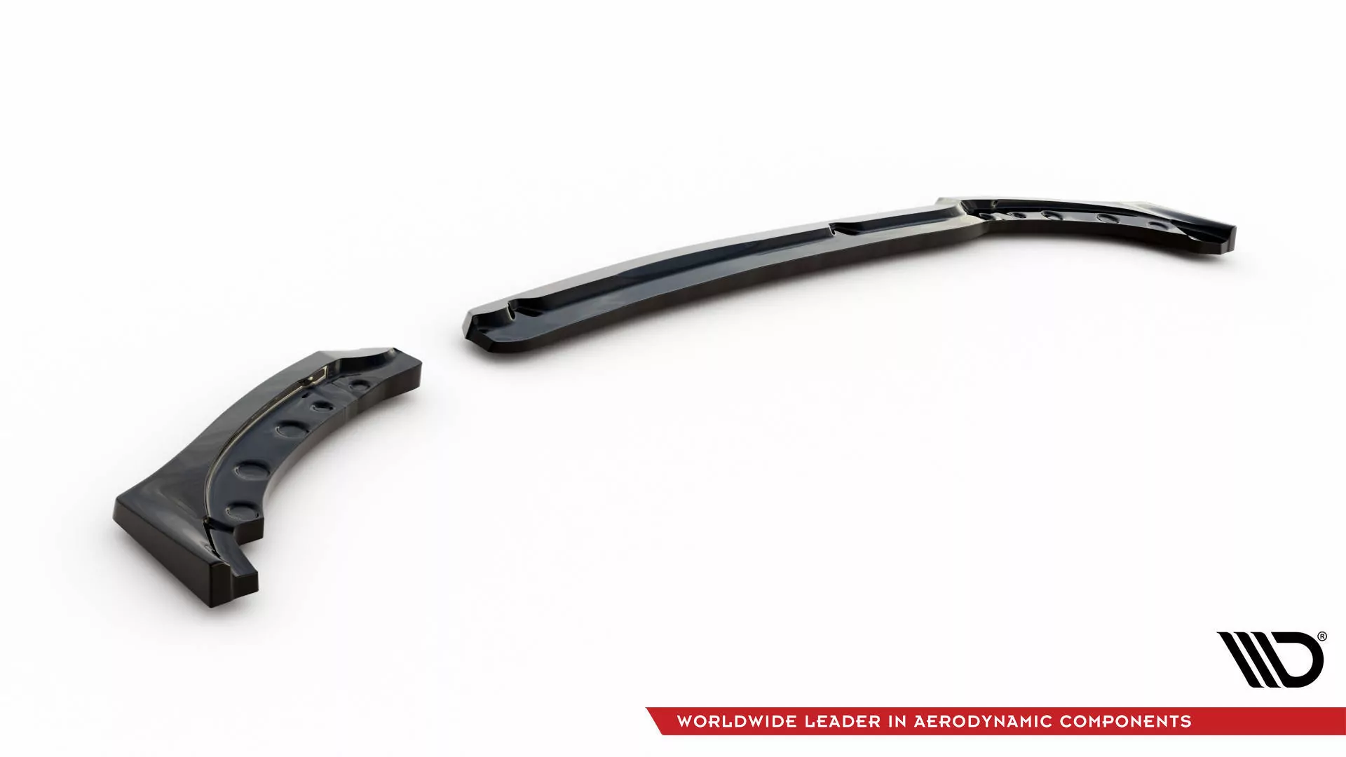 Heck Ansatz Flaps Diffusor Für Peugeot 208 GT Mk2 Schwarz Hochglanz