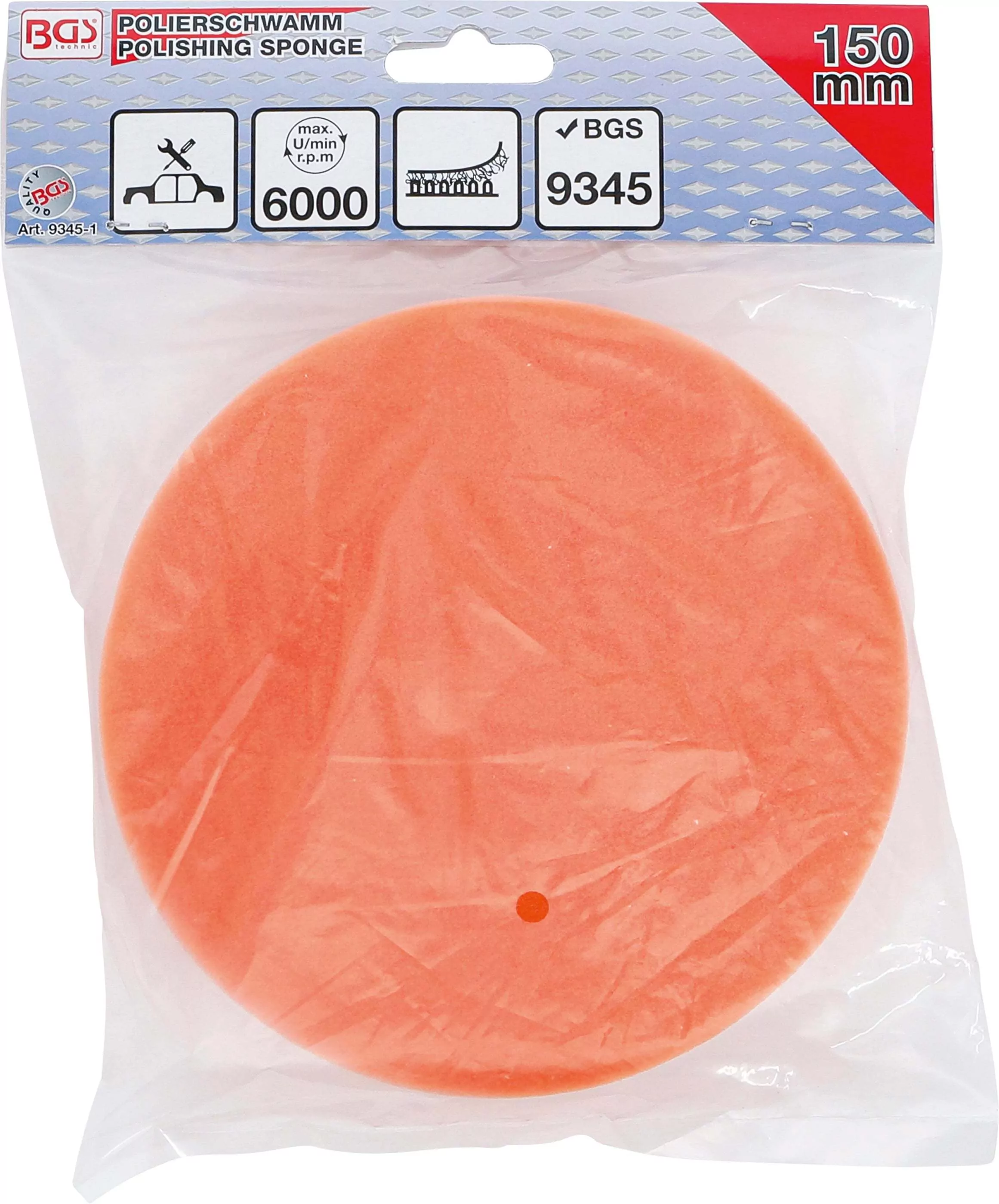 Polierschwamm | Ø 150 mm | für Art. 9345
