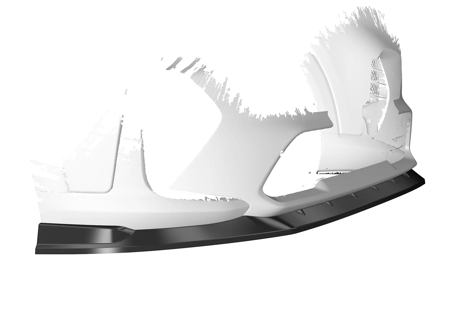 Cup-Spoilerlippe für Hyundai Tucson (TLE) N-Line CSL511-M Carbon Look (matt)