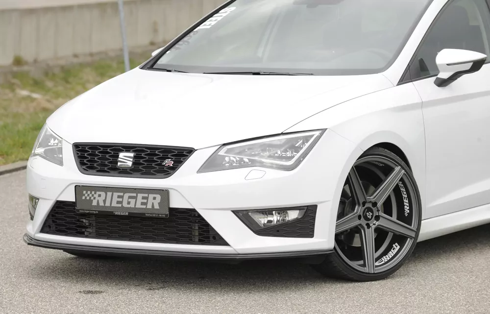 Rieger Spoilerschwert für Seat Leon Cupra (5F) | 3-tür. (SC) 03.14-12.16 (bis Facelift) für orig. FR-/ Cupra-Frontschürze