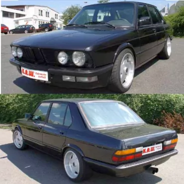 K.A.W. PlusKit Sportfahrwerk für BMW 5er 518 - 535i / 524d + 524td (E28) ab 06/1981 bis 12/1987