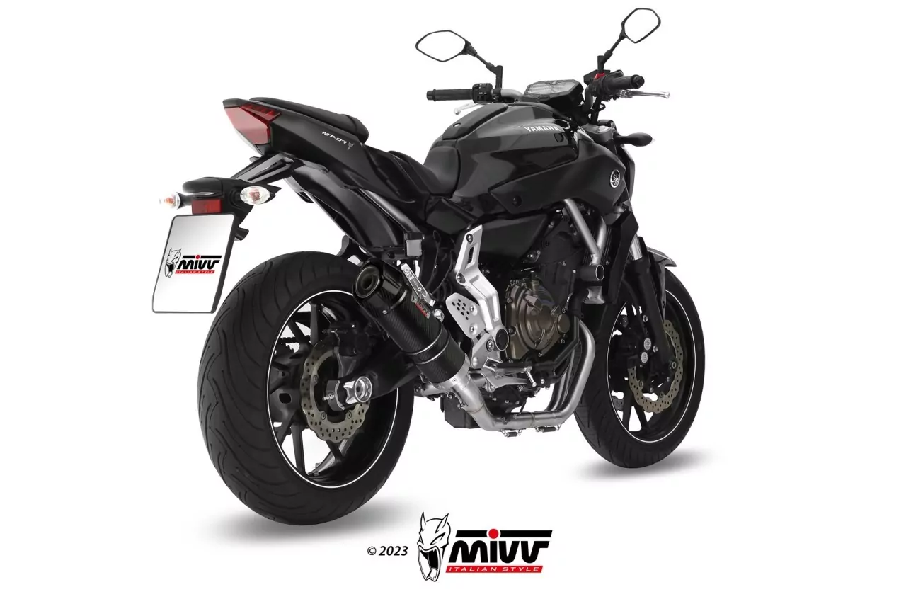 MIVV GP-C Carbon Mit Carbonendkappe YAMAHA MT-07 / FZ-07 2014 > 2023