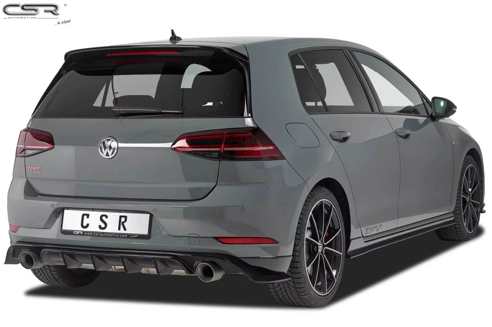 Heckflügel mit ABE für VW Golf 7 HF583-M Carbon Look (matt)