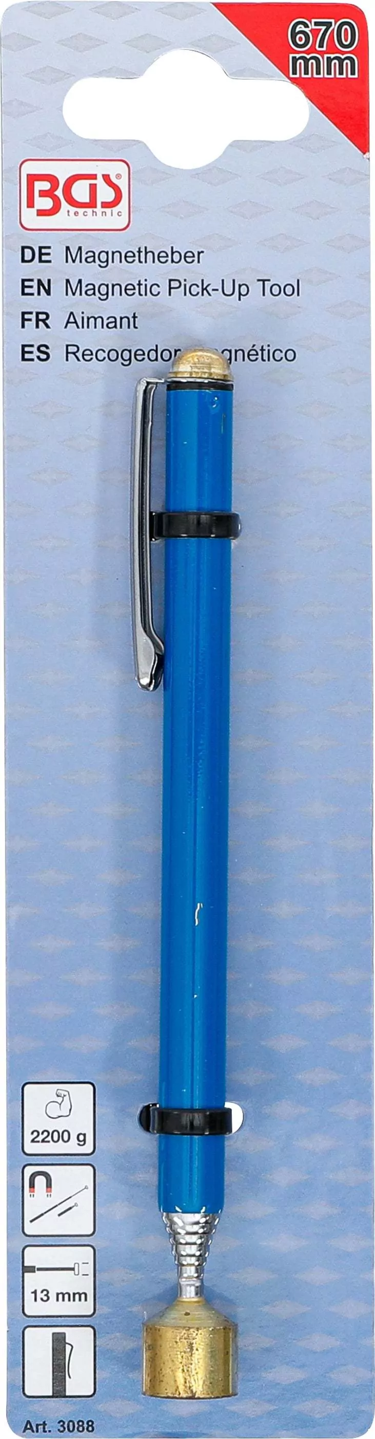 Magnetheber | 670 mm | Zugkraft 2,2 kg