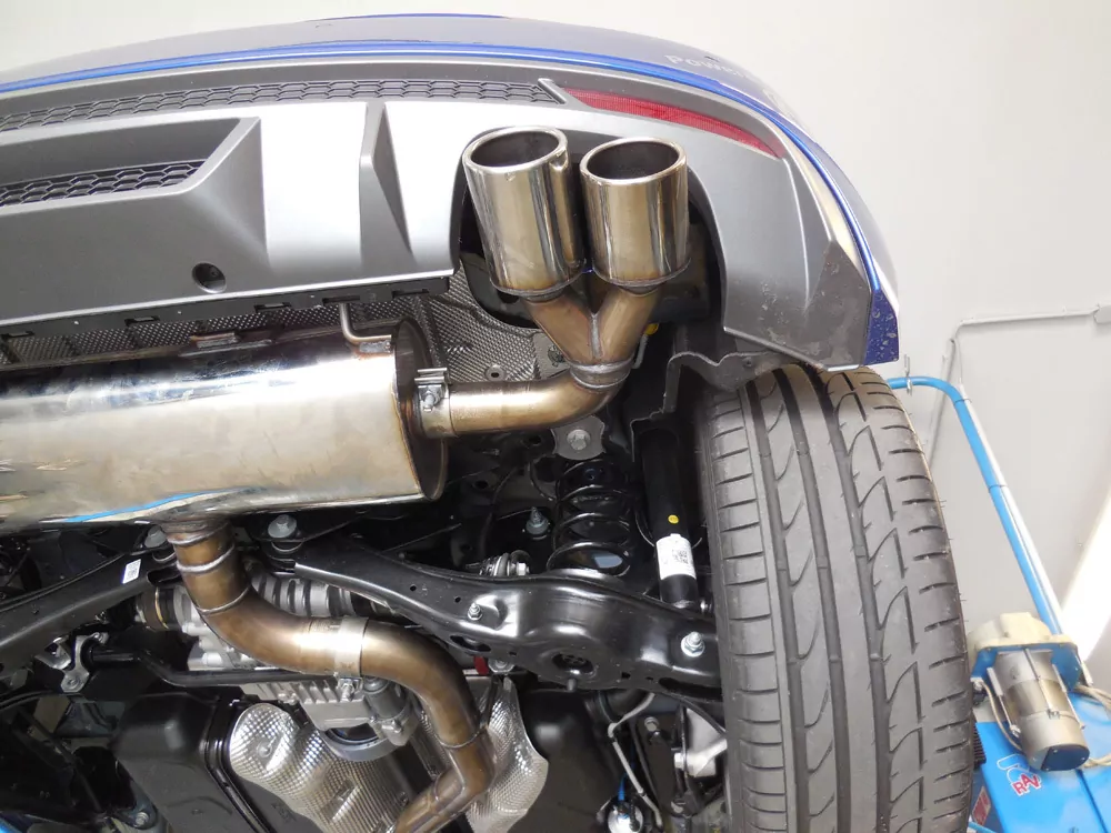 Audi S1 quattro  Endschalldämpfer Ausgang rechts/links - 2x90 Typ 12 rechts/links