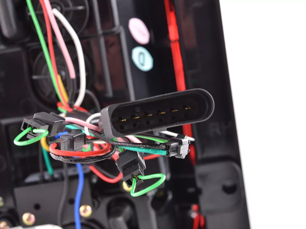 LED Rückleuchten Set Lightbar VW Caddy (2K)  03-15 rot/smoke