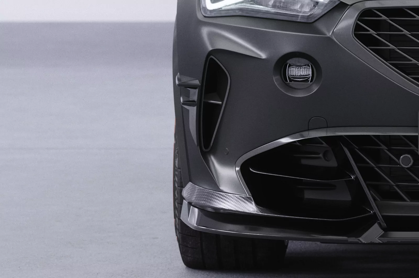 Performance Flaps für Cupra Formentor FP026 Schwarz Strukturiert