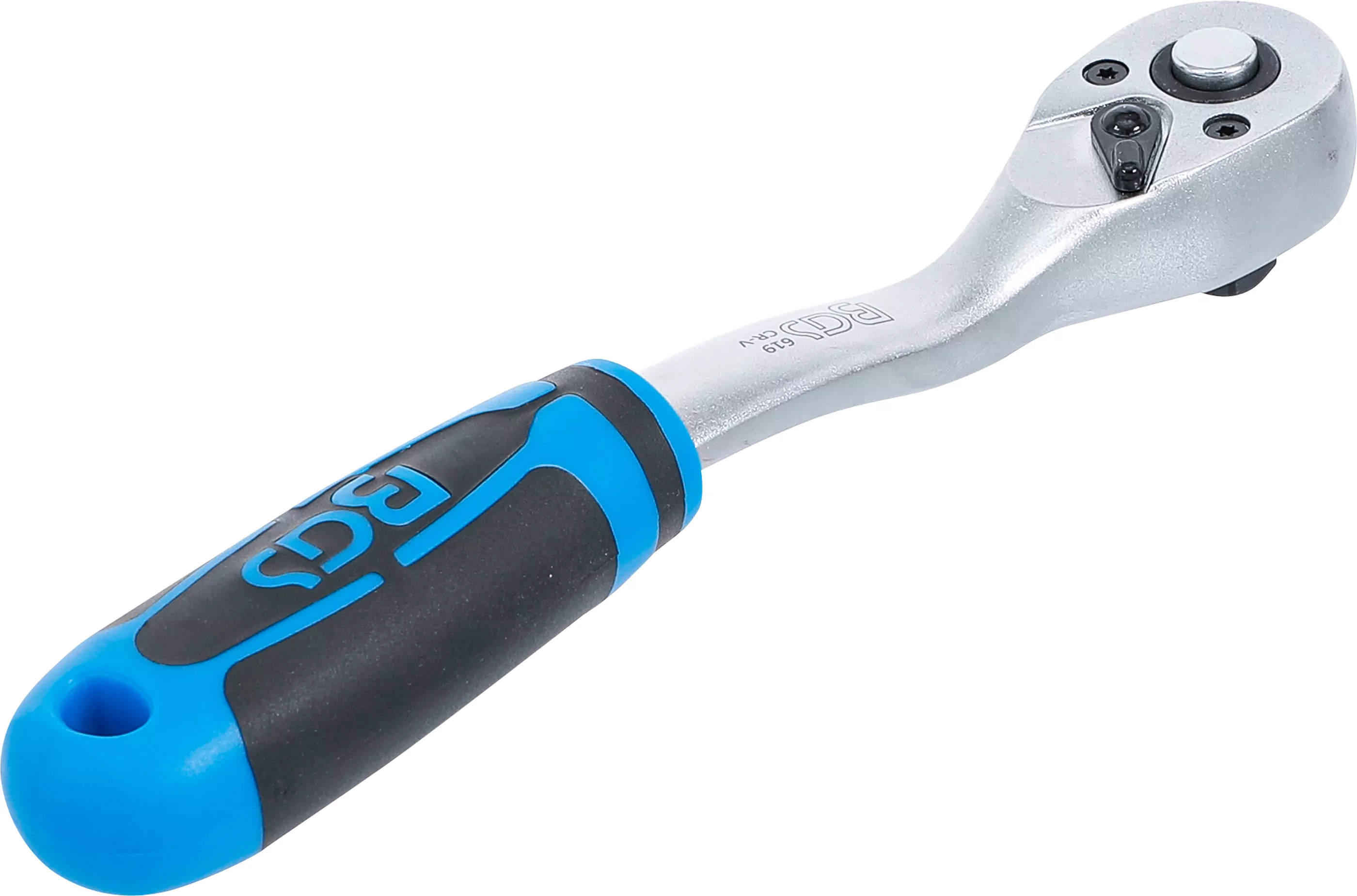 Umschaltknarre | feinverzahnt | Abtrieb Außenvierkant 10 mm (3/8")