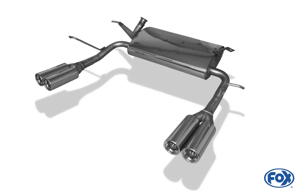 Renault Laguna II B74 - Limousine  Endschalldämpfer Ausgang rechts/links  - 2x76 Typ 13 rechts/links