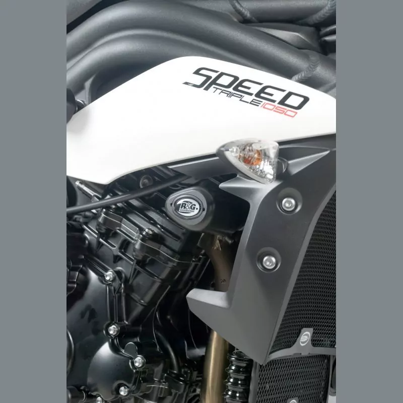R&G Sturzpads front "No Cut" Triumph Speed Triple 1050 / R / S / RS 2011-2020