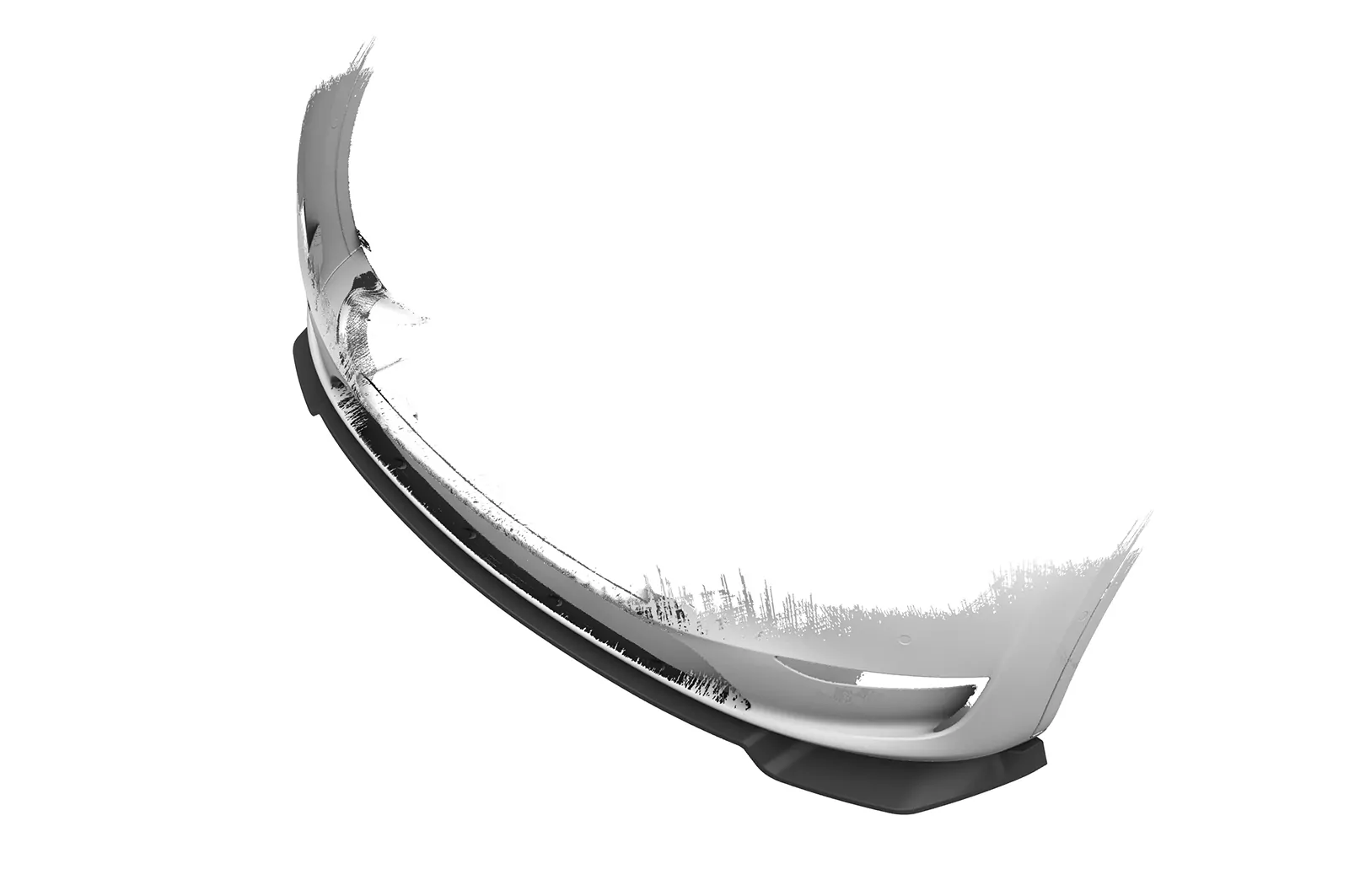 Cup-Spoilerlippe mit ABE für Tesla Model Y CSL620 Schwarz Strukturiert