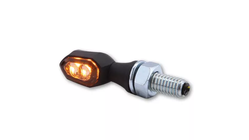 SHIN YO Crumb LED Blinker Schwarz/Getönt E-Geprüft (Paar)