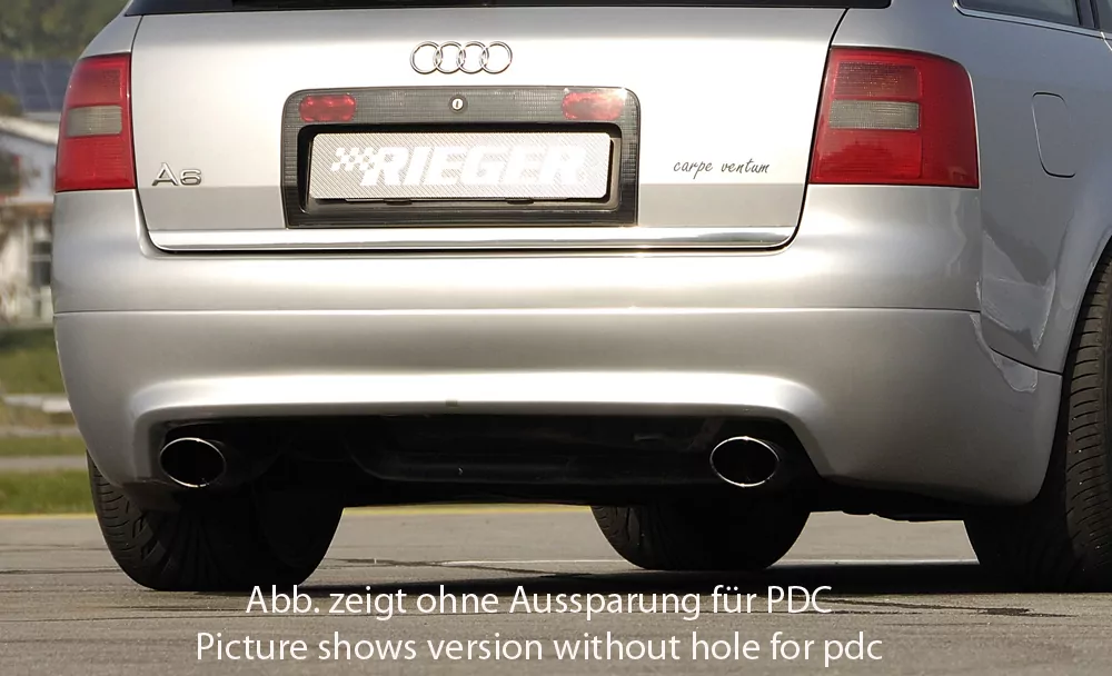 Rieger Heckansatz S6-Look für Audi A6 (4B) | Avant 07.01- (ab Facelift) -> ab Bj. 2002