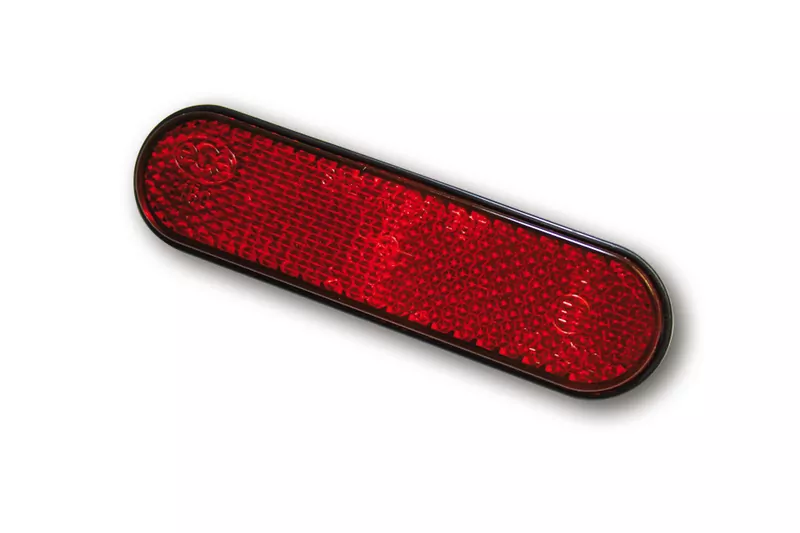 - Kein Hersteller - Rückstrahler, abgerundete Ecken, mit zwei M4 Befestigungsschrauben E-geprüft