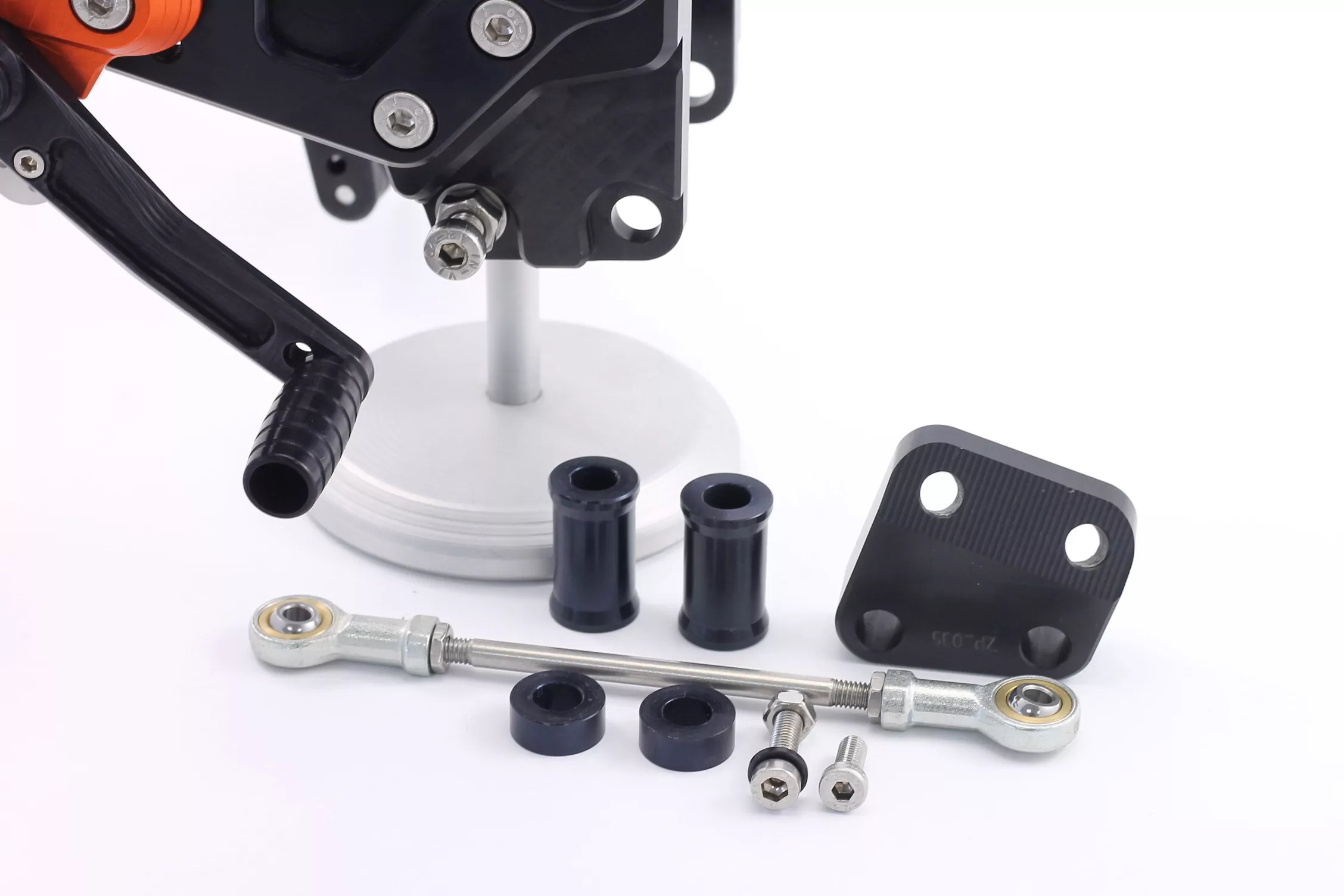 MG Biketec Sportfussrastenanlage / Rastenanlage / Fußrastenanlage mit ABE, gültig in D - A - CH für KTM 125 Duke ab 2020-2023