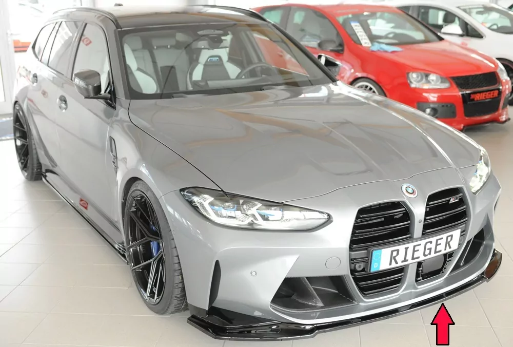 Rieger Spoilerschwert glanz schwarz für BMW 4er G83 M4 (G234M) Cabrio 06.21-