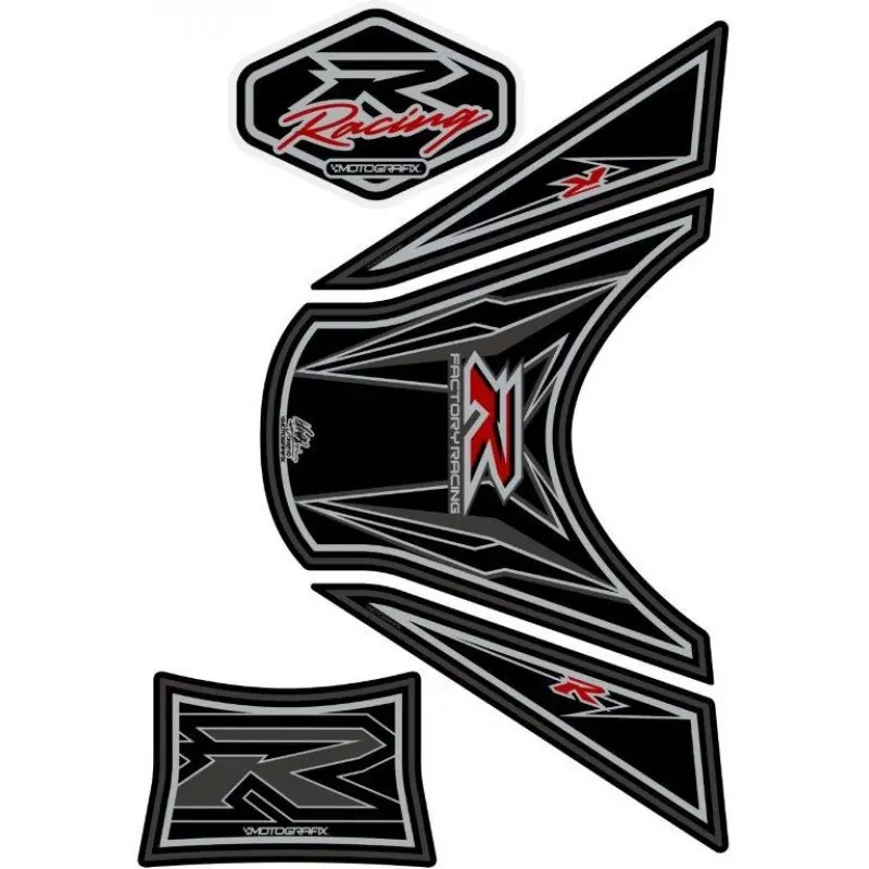 Motografix Racing Suzuki GSX-R 1000 3D Gel Tank Pad Protector TS025K