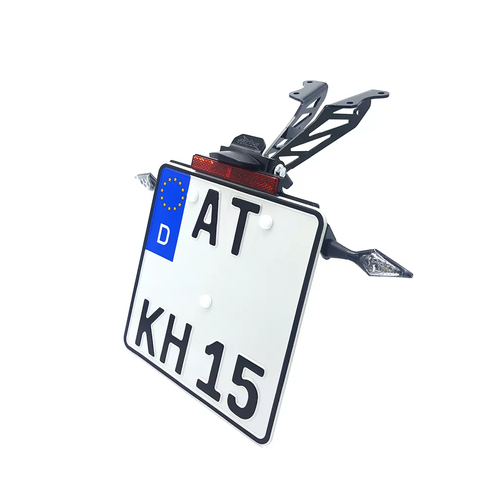 alpha Technik, Kennzeichenhalter für Yamaha Tracer 700; TYP RM30,RM31; Modelljahr 2020-