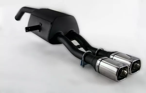 Ulter Sportauspuff für Renault Megane III COMBI 2008-2012 - 2 Endrohre Rechteckig 80×65
