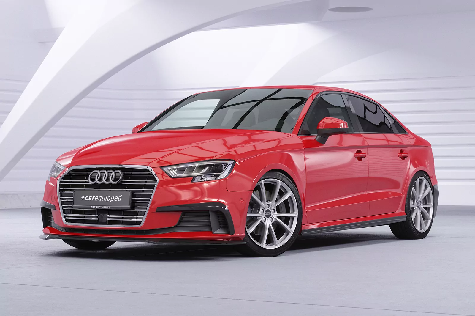 Airintakes für Audi A3 (8V) AI034 Schwarz Strukturiert