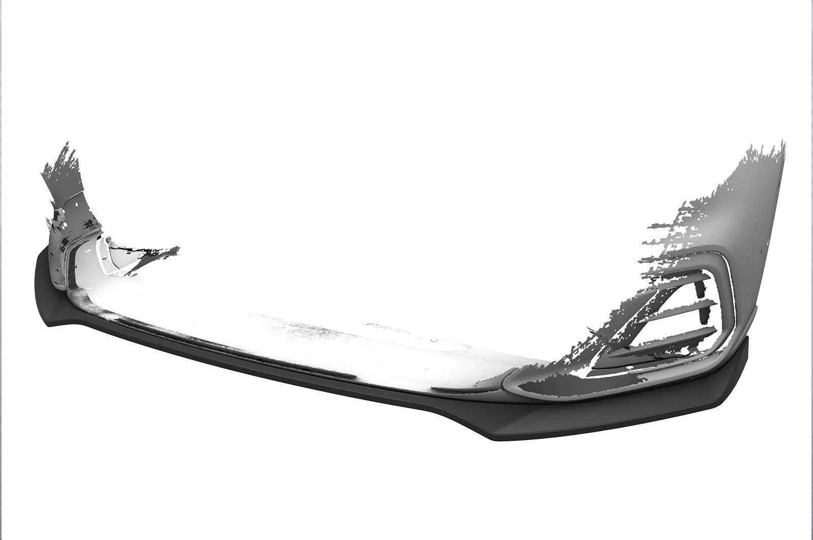 Cup-Spoilerlippe mit ABE für VW Arteon CSL692 Schwarz Strukturiert