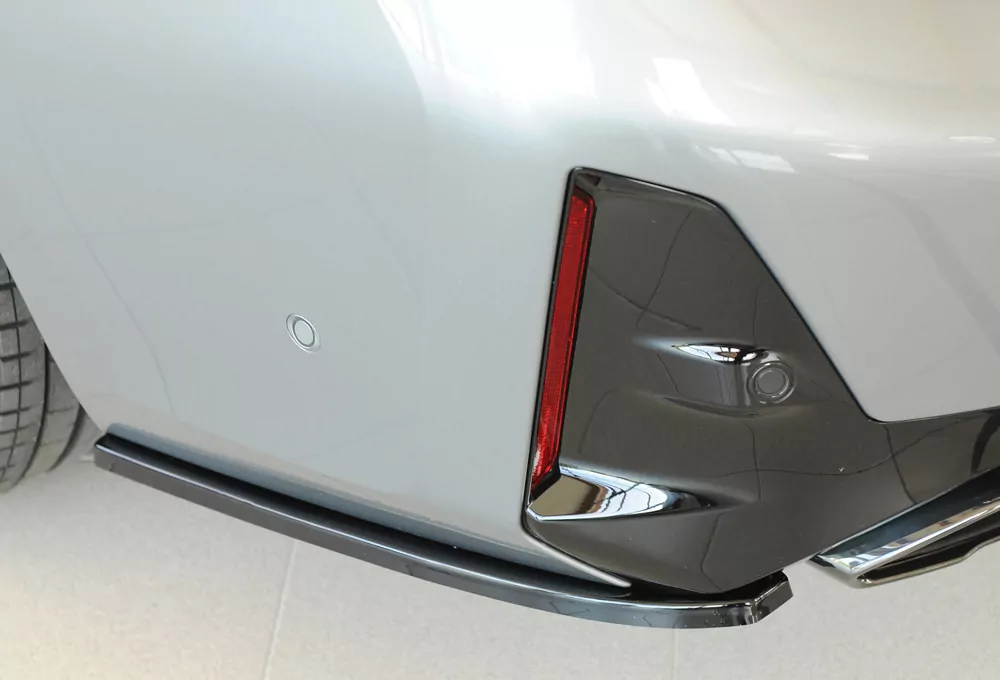 Rieger Heckschürzenansatz seitlich links glanz schwarz für BMW 3er G21  (G3K) Touring 07.22- (ab Facelift) LCI