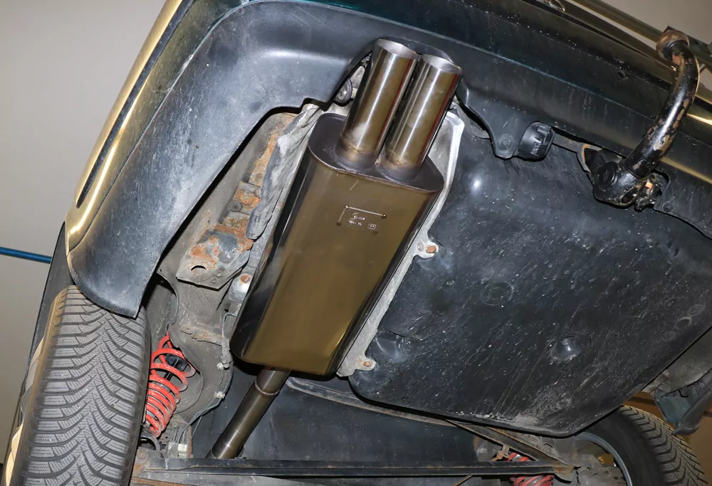 Audi 100/A6 Typ C3/C4 Frontantrieb  Endschalldämpfer - 2x76 Typ 10