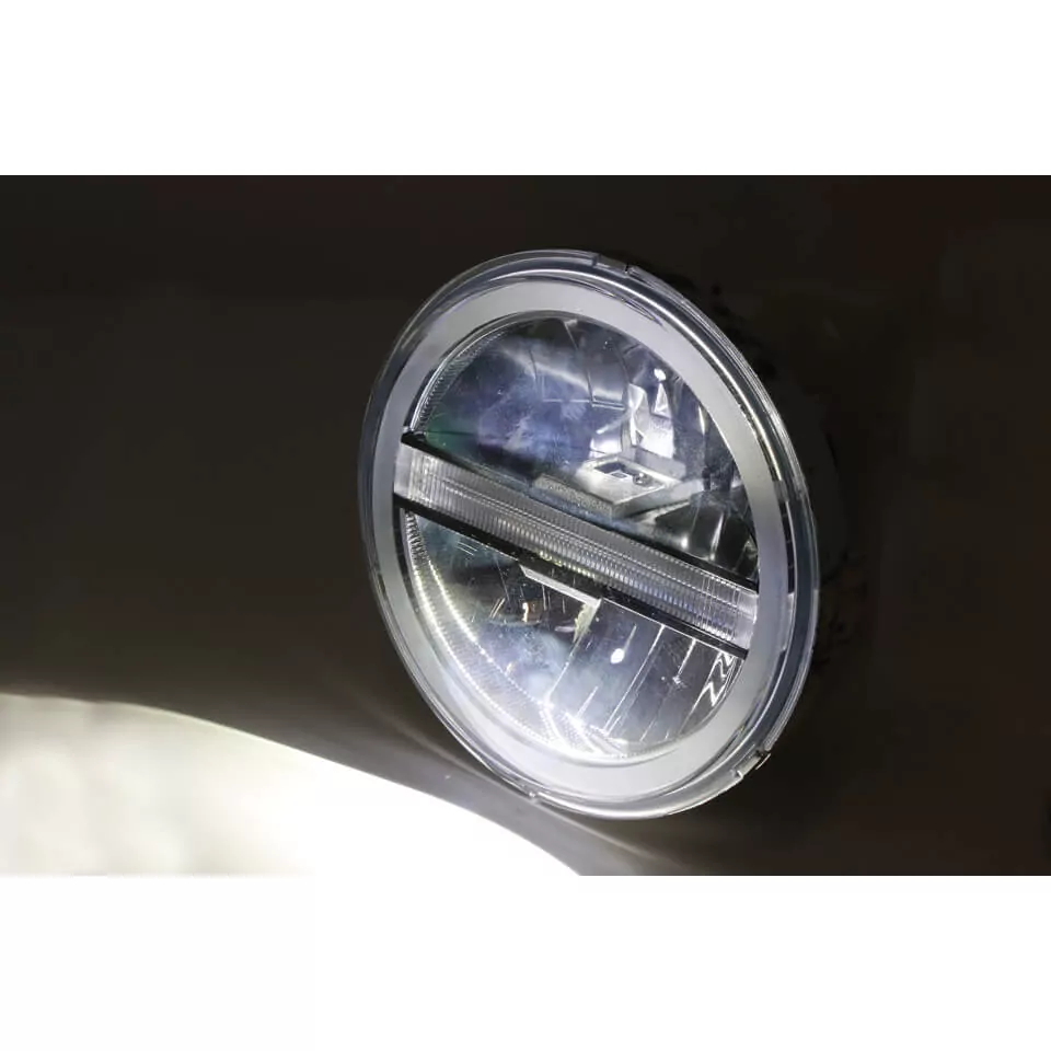 HIGHSIDER LED Hauptscheinwerfereinsatz TYP 6 mit TFL, rund, 5 3/4 Zoll E-geprüft
