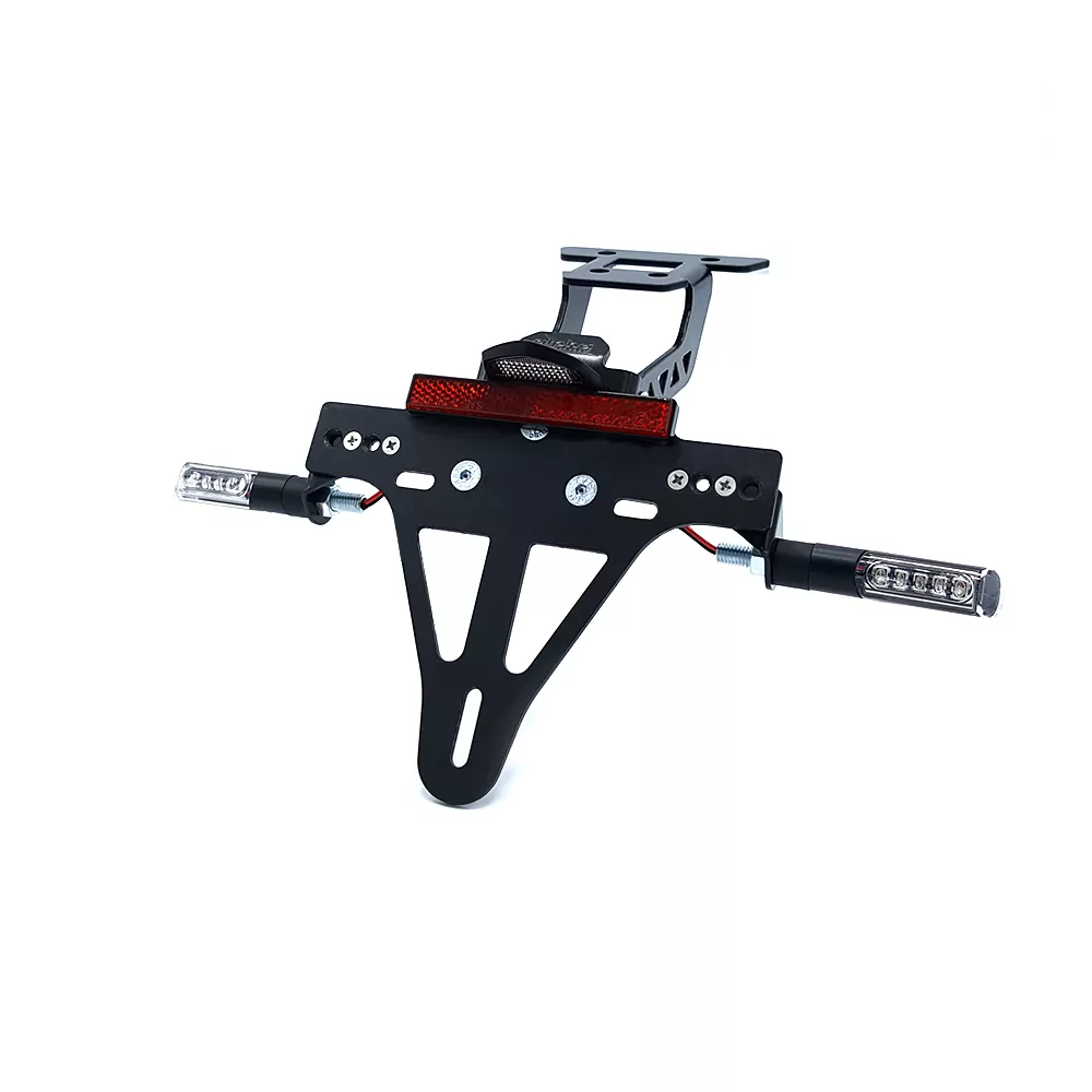 Kennzeichenhalter-Blinker-Kit IDEA für Kawasaki Ninja 400 ab 2018 / Z 400 ab 2019 (Hinten)