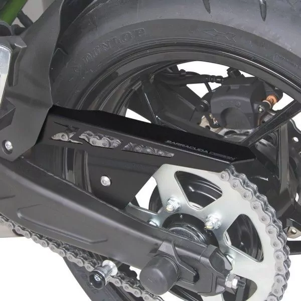 Barracuda Motorrad Kettenschutz Kawasaki Z650 / Ninja 650 2017- schwarz