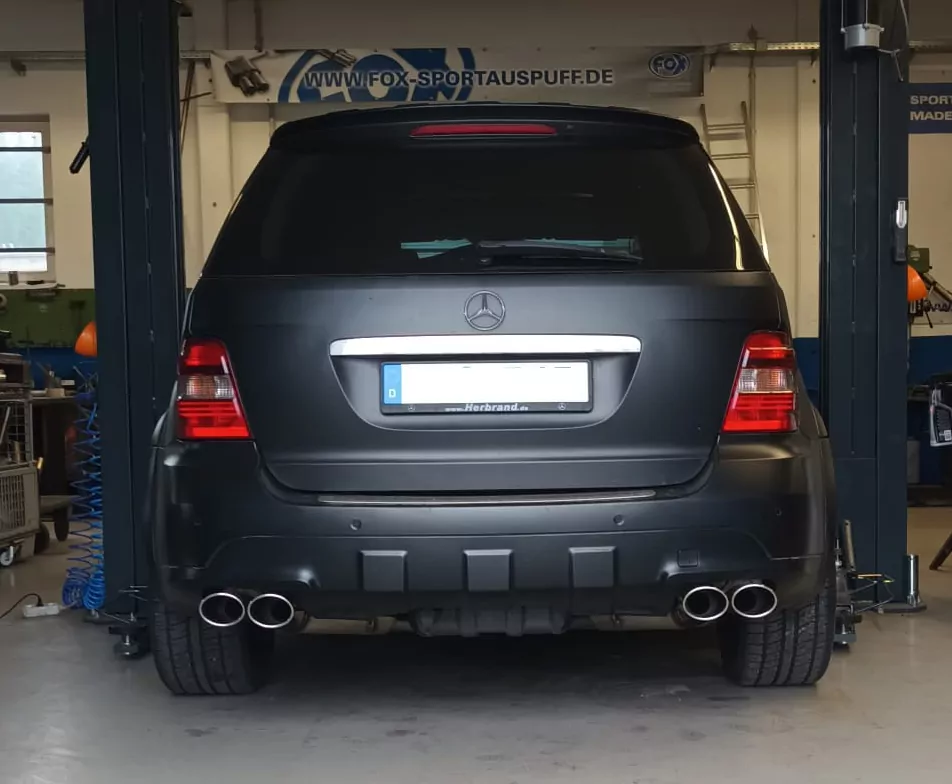 Mercedes M-Klasse Typ W164  Endschalldämpfer rechts/links - 2x115x85 Typ 44 rechts/links