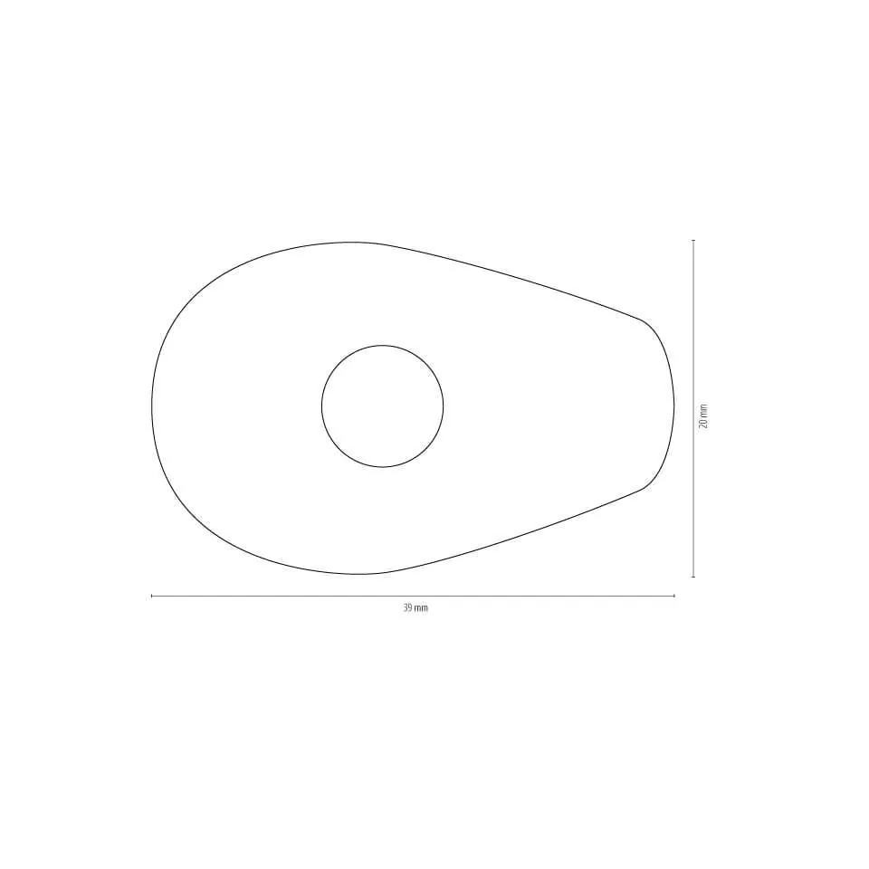 HIGHSIDER smart Montageplatten Indy Spacer Schwarz Für diverse Yamaha