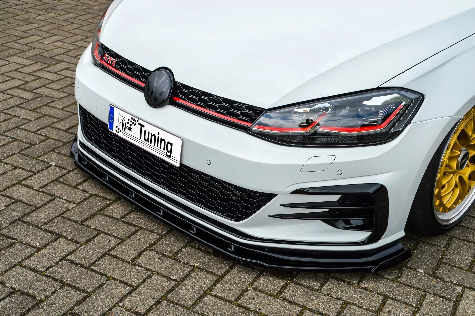 Spoilerschwert Frontspoiler mit Wing für VW Golf 7 GTI TCR