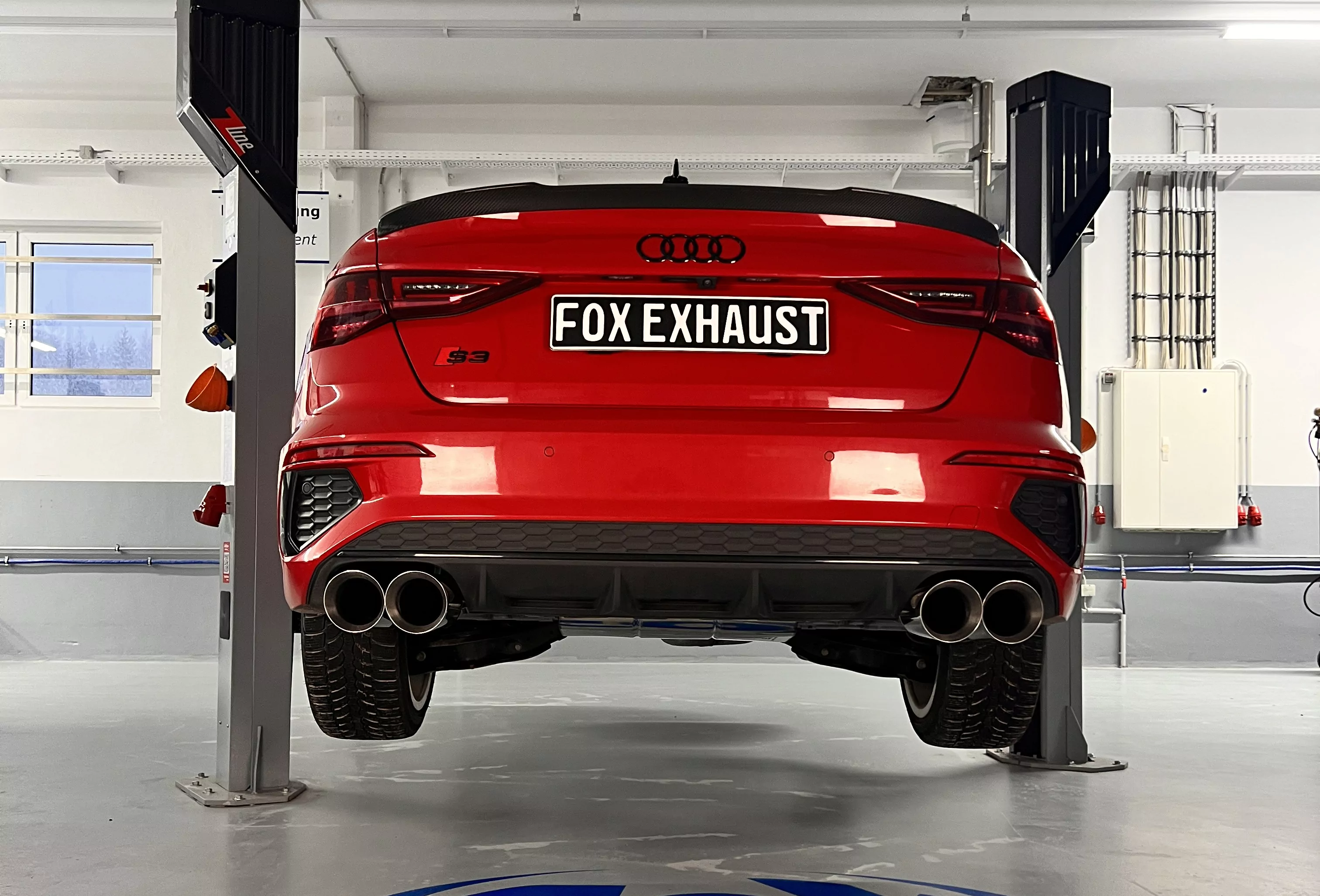 Audi S3 GY - Limousine  Halbanlage ab OPF mit Abgasklappen - 2x114 Typ 25 rechts/links