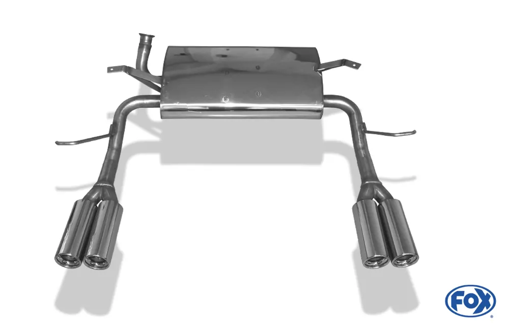Renault Laguna II B74 - Limousine  Endschalldämpfer Ausgang rechts/links  - 2x76 Typ 13 rechts/links