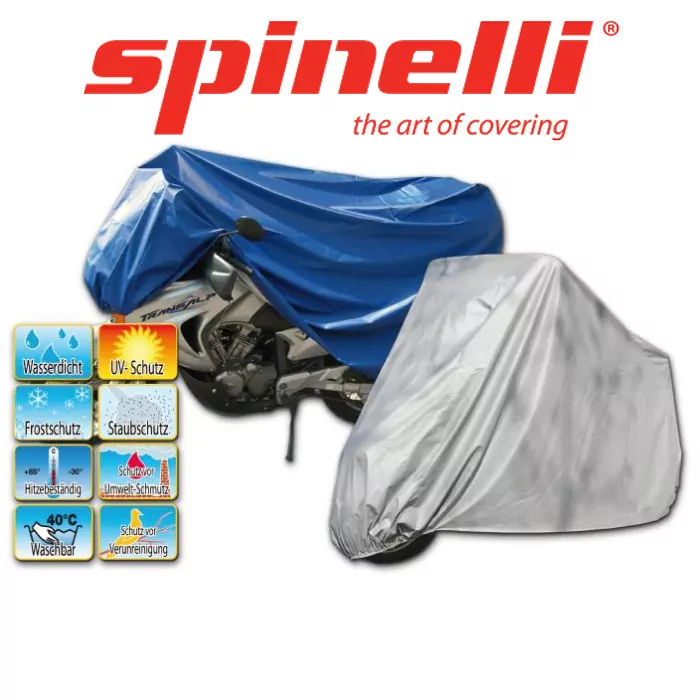 Motorrad-Abdeckplane "California" | Gr. XXL | blau ab 1000 ccm