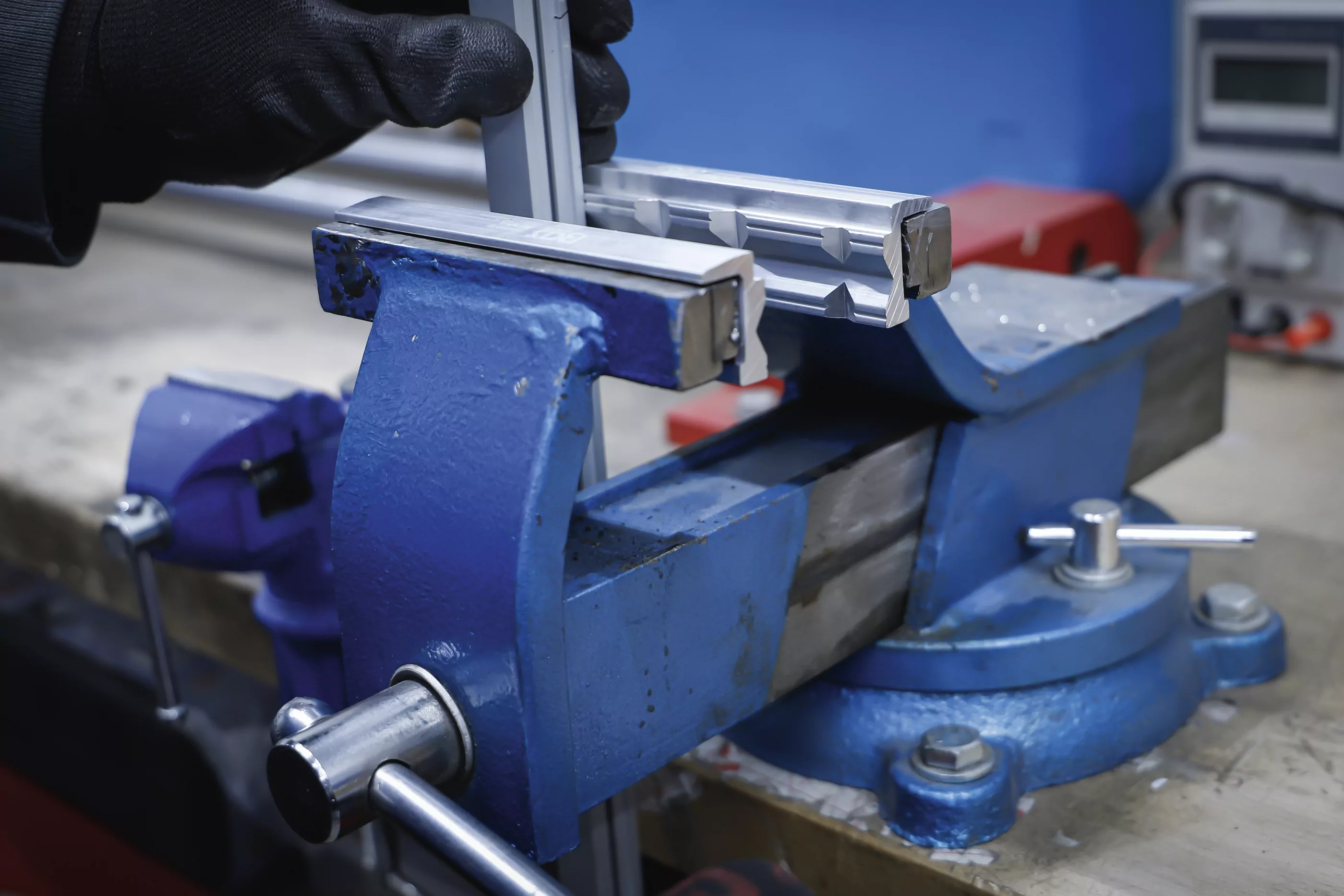 Schraubstock-Schutzbacken | Aluminium | Breite 125 mm | 2-tlg.