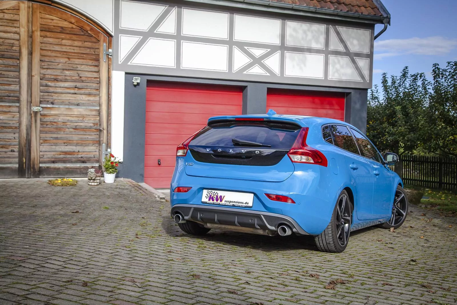 KW Gewindefahrwerk V1 inox VOLVO V40 Schrägheck (525, 526, M) 03/2012-