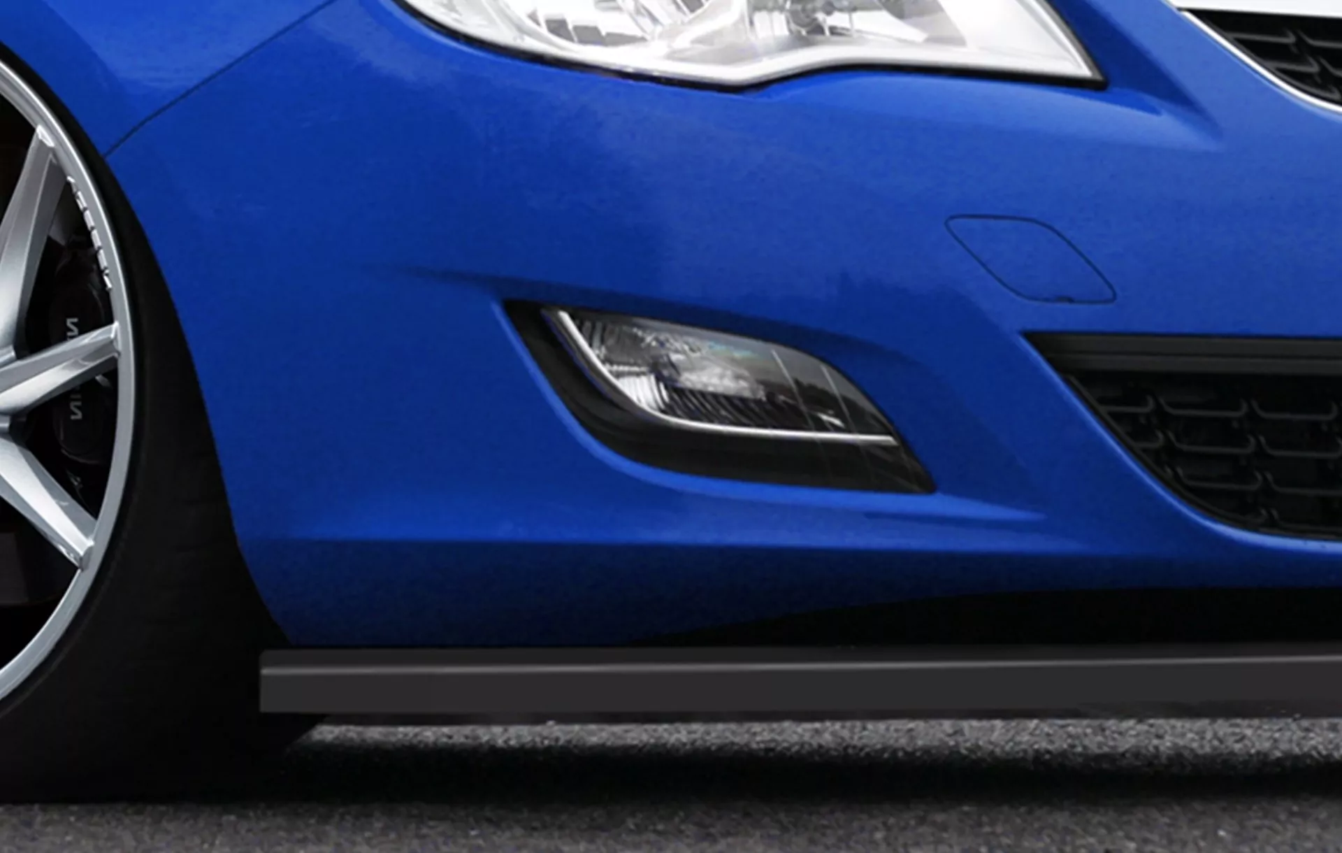 Cup Frontspoilerlippe für Opel Astra J 5 türer + Sportstourer