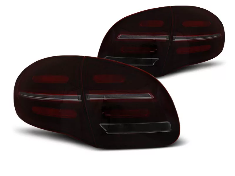 Led Bar Tail Lights Red Smoke Seq Fits Porsche Cayenne 10-15