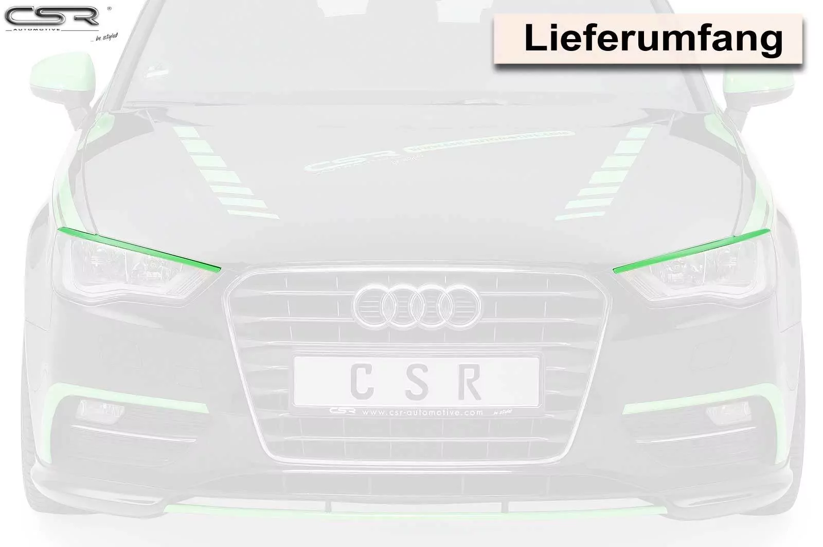 Scheinwerferblenden für Audi A3 8V SB262