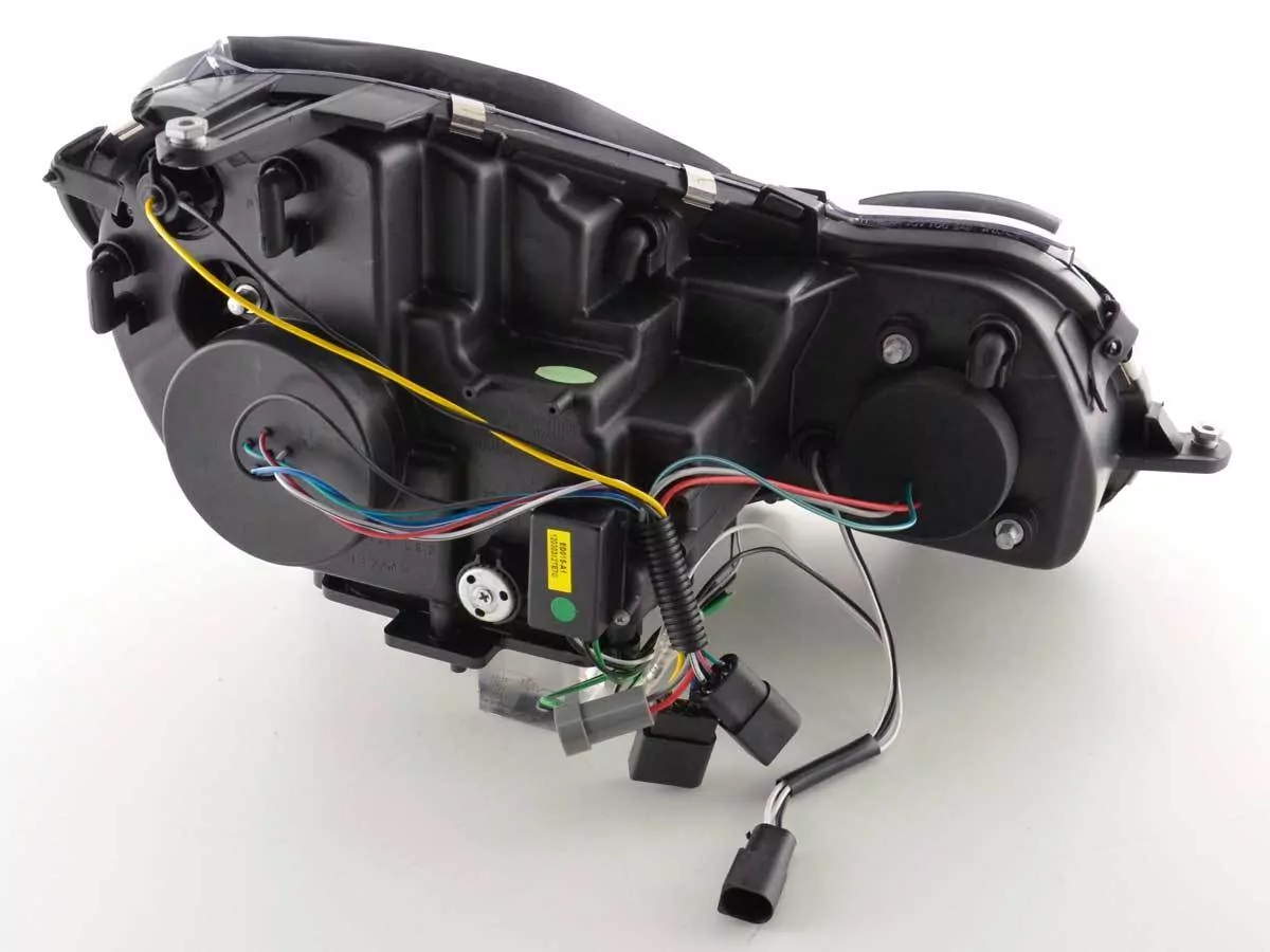 Scheinwerfer Set Daylight LED TFL-Optik Mercedes E-Klasse 211 Bj. 02-06 schwarz