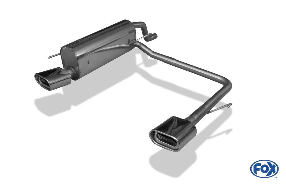 Fiat Grande Punto 199 - Benzin  Endschalldämpfer Ausgang rechts/links - 135x80 Typ 53 rechts/links