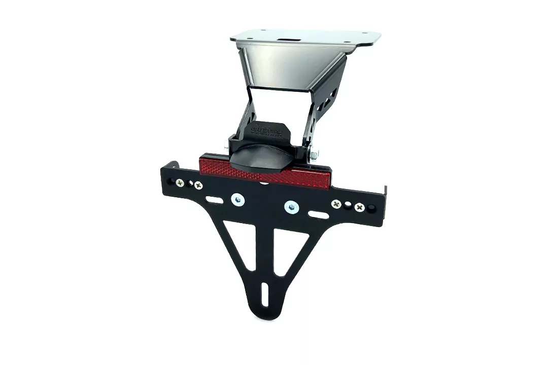 alpha Technik Kennzeichenhalter für Yamaha YZF-R3 / YZF-R3A / MT-03 / MTN320-A Modelljahr 2015-