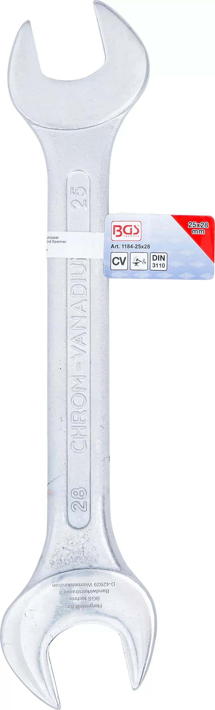 Doppel-Maulschlüssel | SW 25 x 28 mm